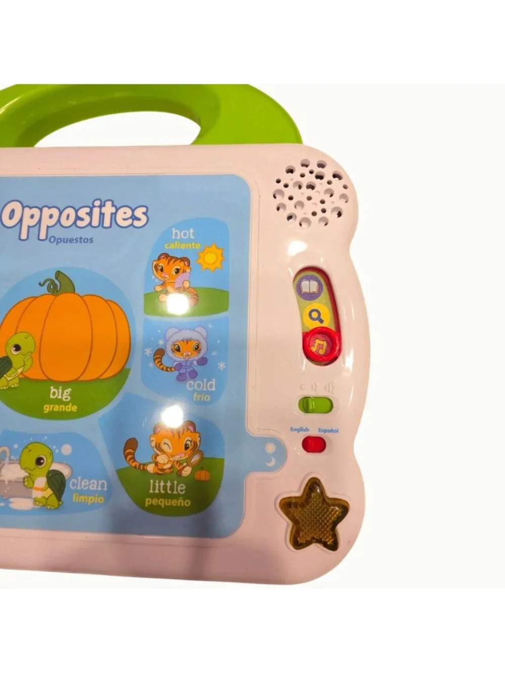LeapFrog Learning Friends 100 Words Book Bilingual English Spanish Interactive T